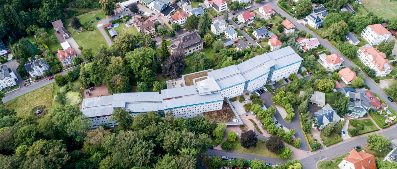 Luftaufnahme der Klinik Reichshof
