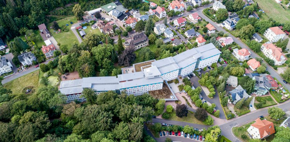 Luftaufnahme der Klinik Reichshof