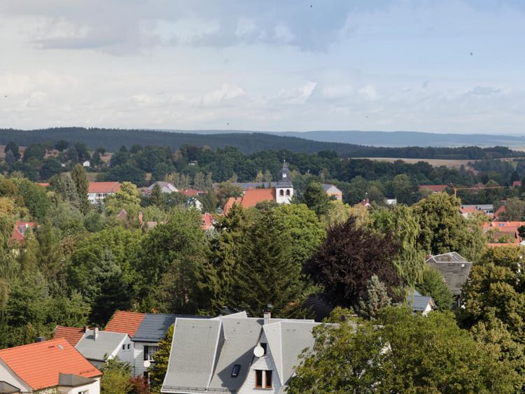 Luftaufnahme der Altstadt Bad Tabarz