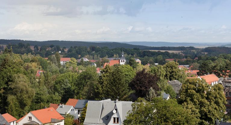 Luftaufnahme der Altstadt Bad Tabarz