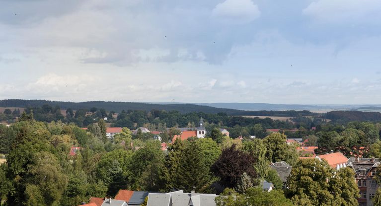 Luftaufnahme der Altstadt Bad Tabarz